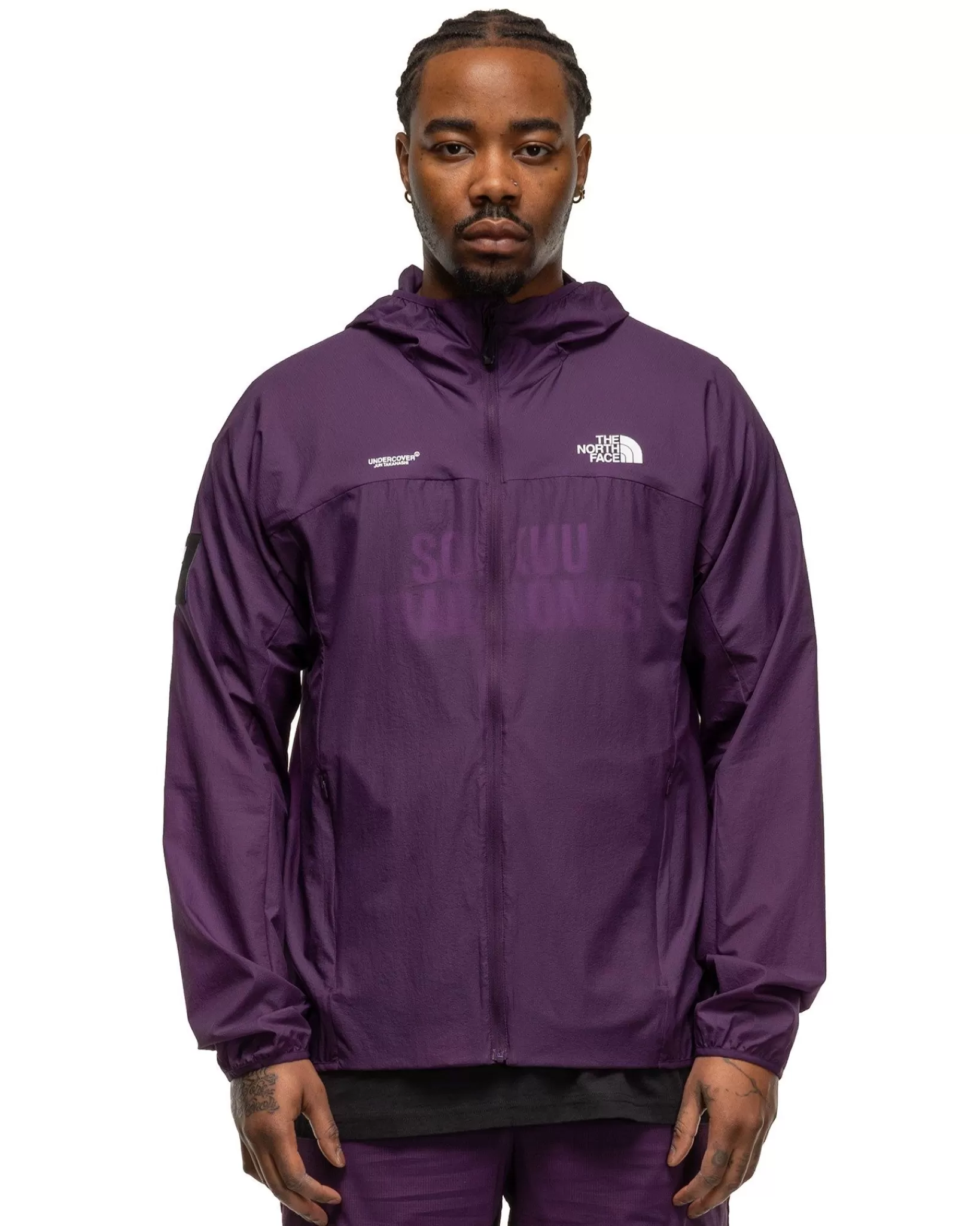 X Undercover Soukuu Trail Run Packable Wind Jacket Purple Pennant*The North Face Shop
